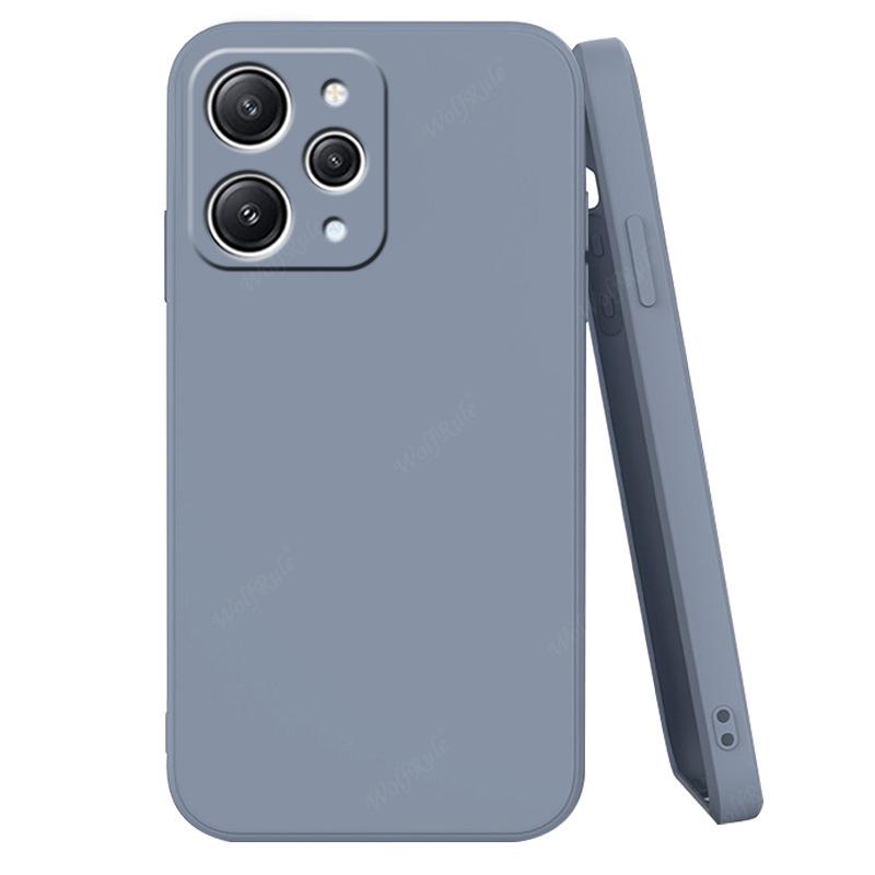 Для Xiaomi Redmi 12 Чехол Крышка Redmi 12 Capas Жидкий Силикон Ударопрочный Задний Бампер TPU Мягкий Чехол Redmi 9T 10 10C 12C 12 Fundas
