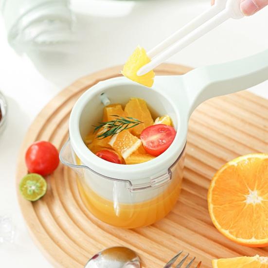 Spiral Press Juicer Manual Citrus Squeezer for Lemon Orange Potato Masher with Non-Slip Extended Handle Dumpling Stuffing Wringer Press for Kitchen