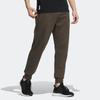 Adidas Вязаные брюки Essential с манжетами на щиколотках и принтом логотипа. Мужские спортивные штаны. Темно-серые оливково-зеленые HE5159