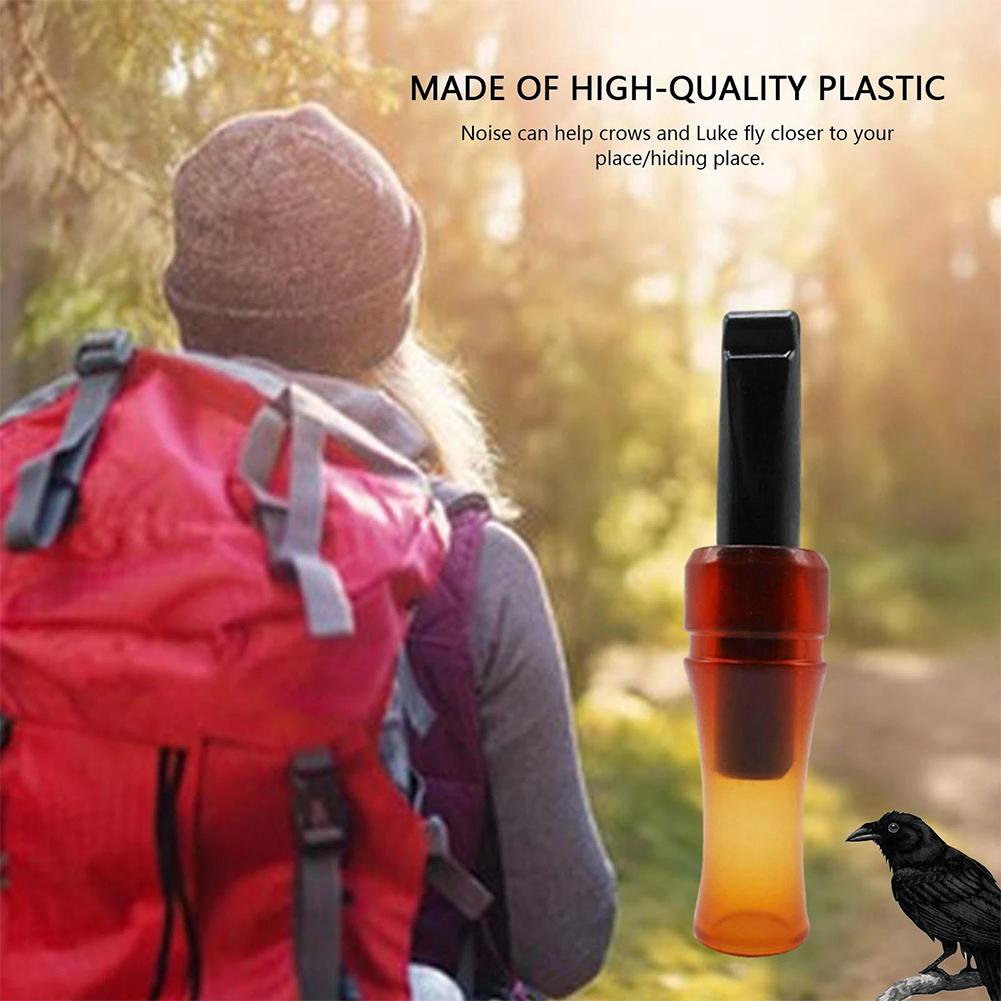 Hunting Whistle Crow Call Decoy Crow Animal Simulate Outdoor Turkey Attract Sound Supplies Shoo D0L0