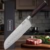 Japanese Santoku Knife Meat Cleaver Damascus Pattern Kitchen Knives Professional Chef Knife Slicing Knife