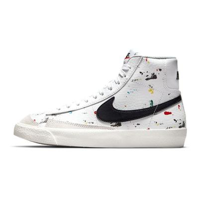 Детские кроссовки Blazer Mid 77 GS Paint Splatter White Sail Black DJ2618-100