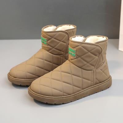 Женские зимние ботинки, новые зимние плюшевые модные высокие женские ботильоны, теплые плоские ботинки без застежек, качественные теплые женские ботинки для отдыха