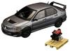 HJ64 Mitsubishi Lancer Evolution 8 MR GSR с дисплеем двигателя, модель Medium Purplish Gray Mica, готовый продукт, масштаб 1/64