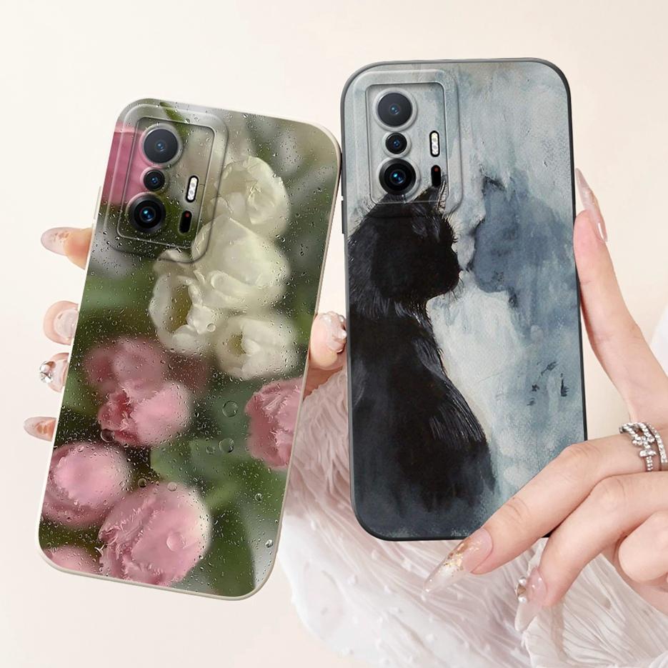 Чехол для Xiaomi 11T Pro Mi11T Милый Чехол с Рисунком Конфет Ударопрочный Мягкий Силиконовый Чехол для Телефона для Xiaomi Mi 11T Pro 11TPro 5G