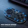 Мини беспроводной контроллер Meteor Light размером с брелок для ключей для Switch&Lite&OLED, ПК, Android и MacOS со светодиодной подсветкой KS54