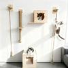 Bite Resistant Cat Scratch Rope Screw Fixation Sisal Rope Cat Climber Cat Climbing Shelf  Play