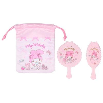 Набор зеркало и расческа Sanrio My Melody Япония НОВЫЙ