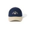 Color Matching Soft Top Baseball Cap Children Fashion Trend Letter Embroidery Blue Leisure Outdoor Cap Sun Hat