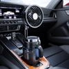 Car Fan With Cup Holder Cooling Air Fan With Drink Holder 6 Inch Cup Holder Car Fan Portable Fan Cooling Fan Automobile Fan For