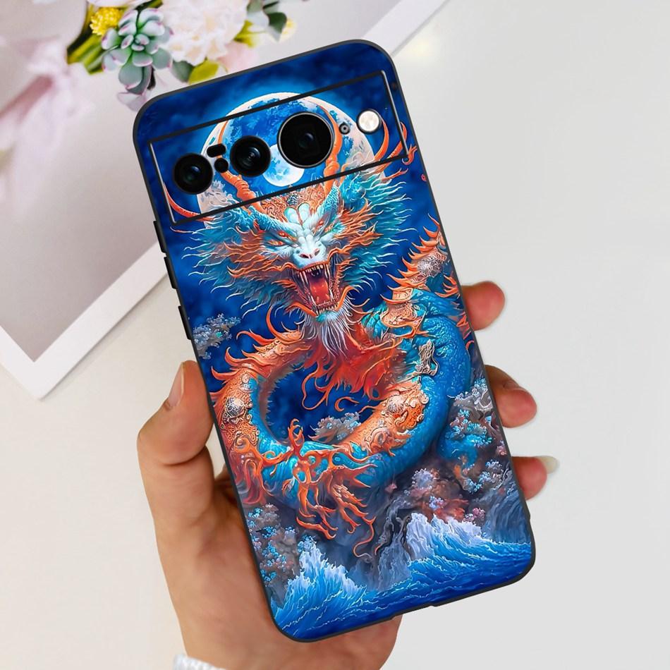 Чехол для Google Pixel 7 Pro Чехол для Google Pixel 7 7Pro Pixel7 Модный Крутой Рисунок Мягкий Силикон Черный Цвет Чехлы для Телефона