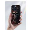 Прозрачный чехол для телефона 'Скелет Короны Императора' для iPhone 17 Air 16 Pro Max 15 Pro 14 Plus 17E 16E 11 13 12 Mini Чехлы Fundas Cel