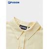 FILA FUSION Women's Casual Loose Woven Long Sleeve Shirt