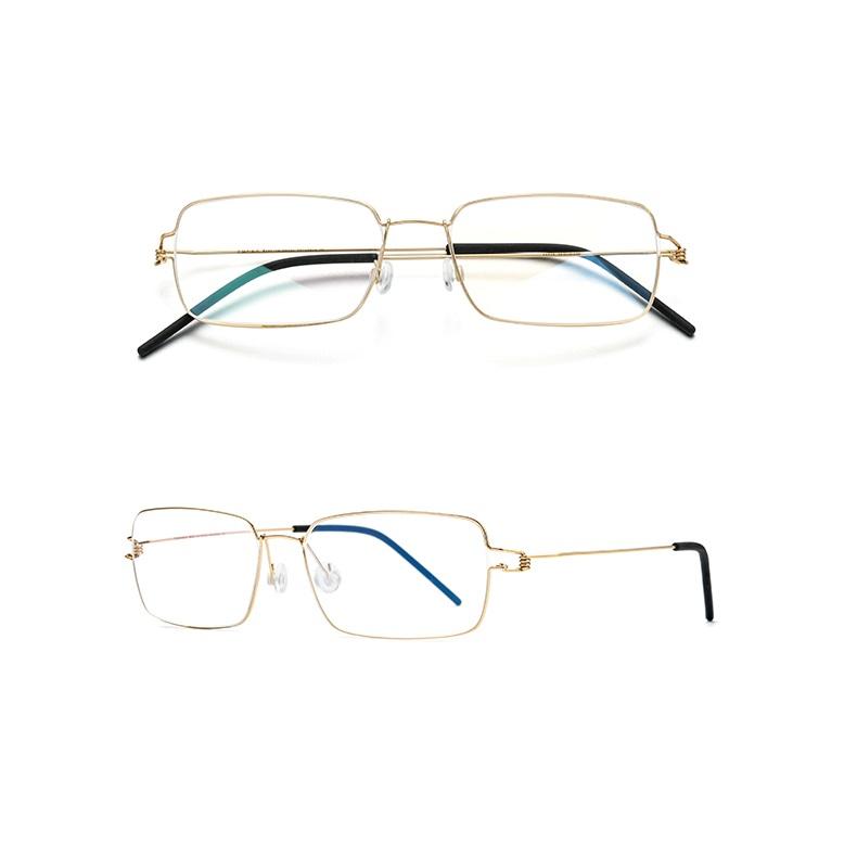 Denmark Brand Air Titanium Glasses Frames Men Thin Rim Screwless Eyewear Eyeglasses Women Morten Round Square Oval Korean Design