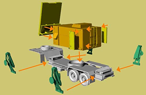 Kamiya Model 1/144 USA MIM-104F Patriot Air Defense Missile Radar (PAC-3) Resin Kit