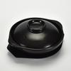 ZISIZ Ceramic Shallow Casserole Pot with Lid and Tray
