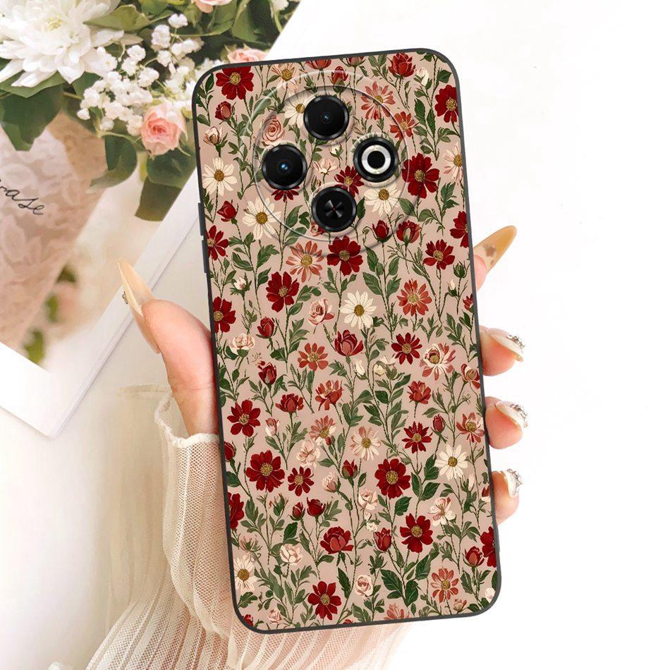 For Tecno Spark 30C 30 4G 30Pro Cute Cat Flower Butterfly Cartoon Phone Case For Spark30 Pro 30C Shockproof Soft Silicone Cases
