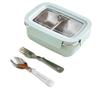 304 Stainless Steel Divided Lunch Box Large Capacity Sealed Portable Food Container Leak-proof Heat Insulation