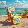 1Pc Simpsons Family Beach Towel, Quick Dry, Multi-Use for Beach Pool Gym Yoga Home Travel, Christmas, Halloween, Xmas Gift S902