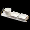 Minimalist Ceramic Coffee & Snack Serving Set