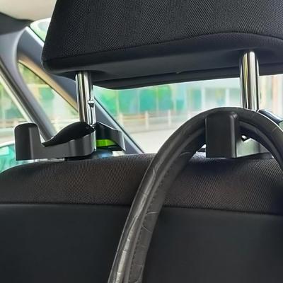 SELENEFF Крючки для автокресла, Набор из 2 шт., Автомобильные крючки, Для подвешивания багажа, Крючки на подголовник, Автомобиль