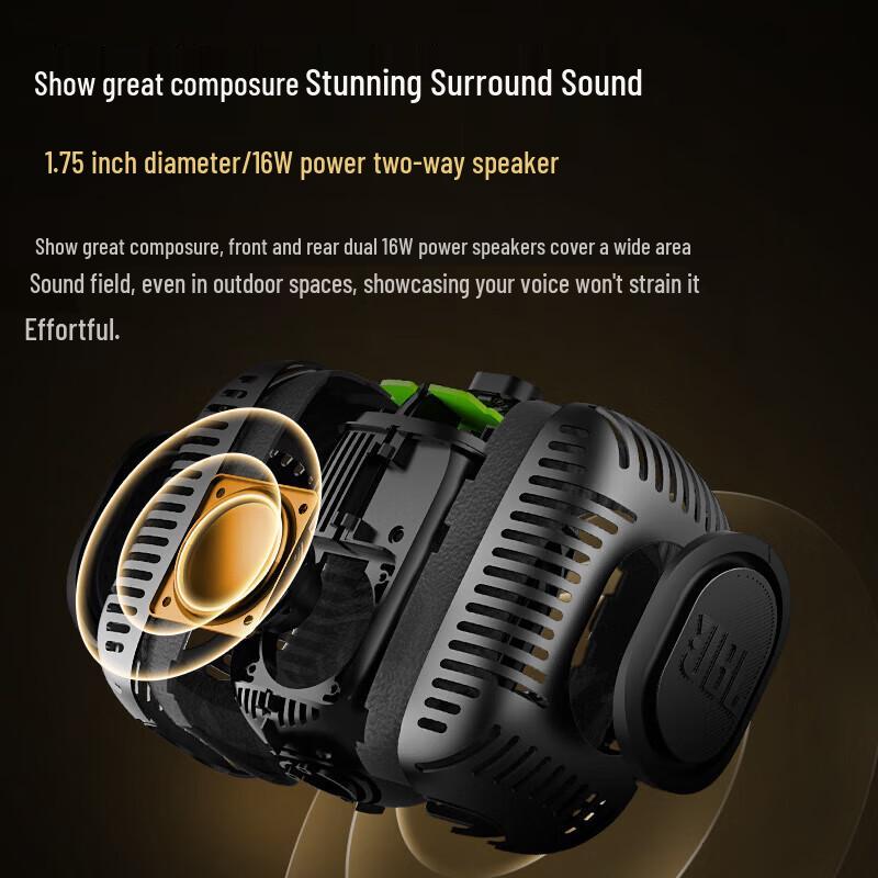 JBL KMC650 Wireless Karaoke Microphone with Integrated Speaker