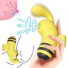Cute Bee Oral Clit Sucking Vibrator for Woman 7 Modes Vibration Nipple Sucker Adult Sex Toys for Couples Female Masturbation