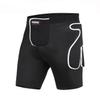 Outdoor Sports Protective Breathable Black/Silver Men/Women Sponge For Ski Skating Riding Diaper Hockey Pants Gear