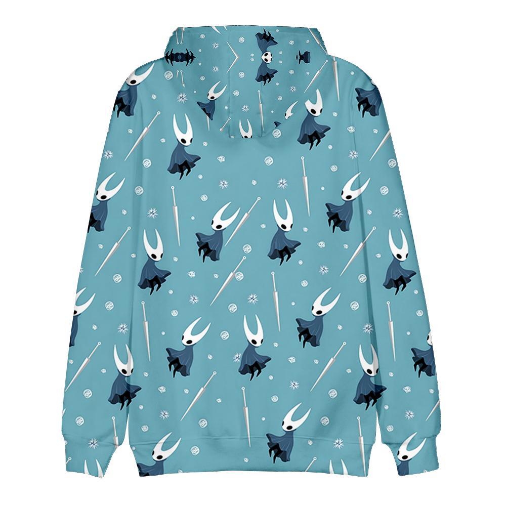 Мода Hollow Knight Silksong толстовки осень длинный рукав унисекс Harajuku свитера уличная одежда смешная одежда свитшот