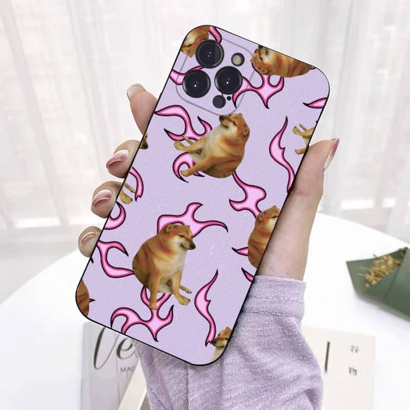 Чехол для телефона Cheems Doge для iPhone 11 12 13 Mini Pro Max 8 7 6 6S Plus X 5 SE 2020 XR XS Funda Case