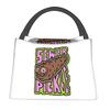 Sewer Pickle Insulated Lunch Bag for Women Kids Portable Food Boxes Thermal Lunch Box Tote