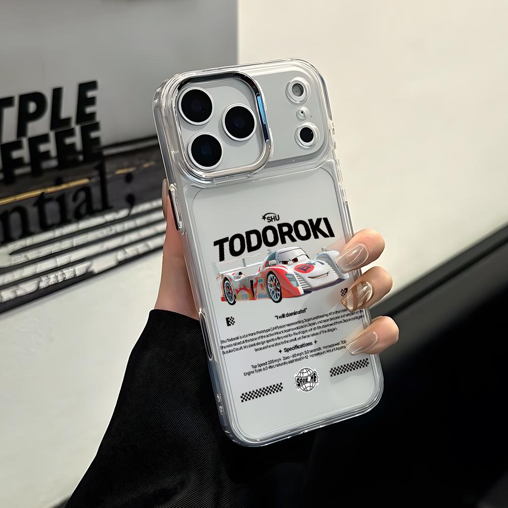 Мультяшные Тачки МакКуин Салли Чехол для Телефона для Apple iPhone 17 Air 16 16e 15 14 13 12 11 Pro Max X Xs XR 8 Plus Роскошный Прозрачный Чехол
