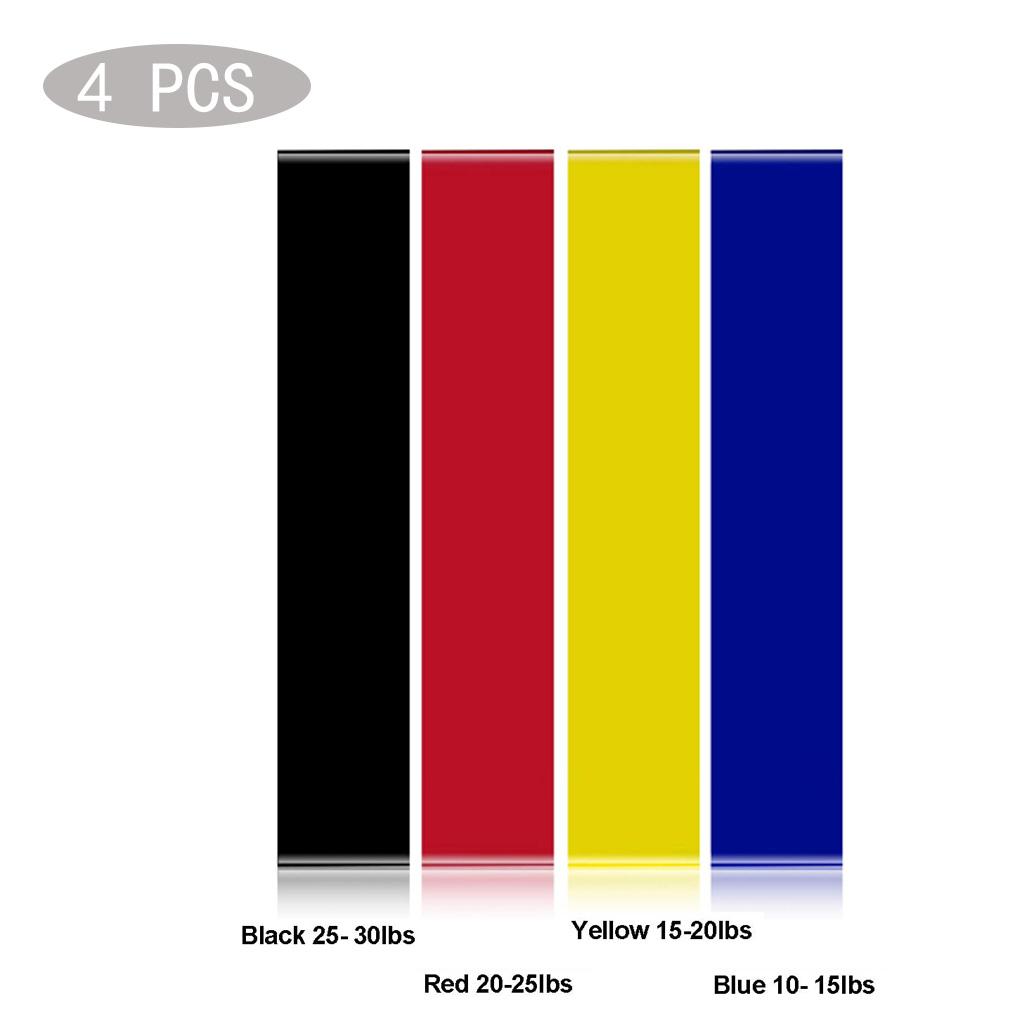 Тренировочные ленты сопротивления Йога Тренажерный зал Фитнес Резинка Подтягивание Помощь Резиновая лента Кроссфит Упражнение Домашние Тренировки Оборудование