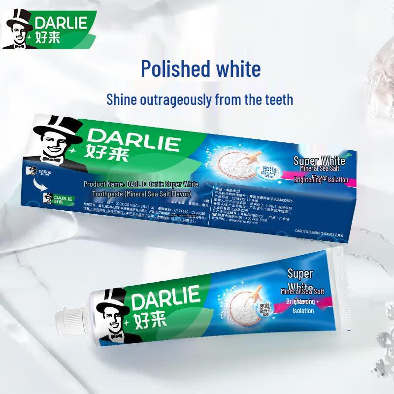 Darlie Super White Mineral Sea Salt Toothpaste