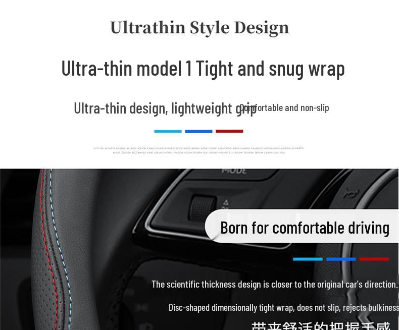 Trumpchi GS8/GS4/M8/M6/GS5 Empow GS3 GA4 AION V/S Mei 580Y Genuine Leather Steering Wheel Cover