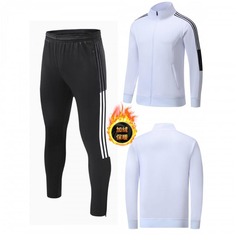 Winter Fleece Tracksuit Men Women Long Sleeve Training Top Pants Running Gym Sportswear Basketball
