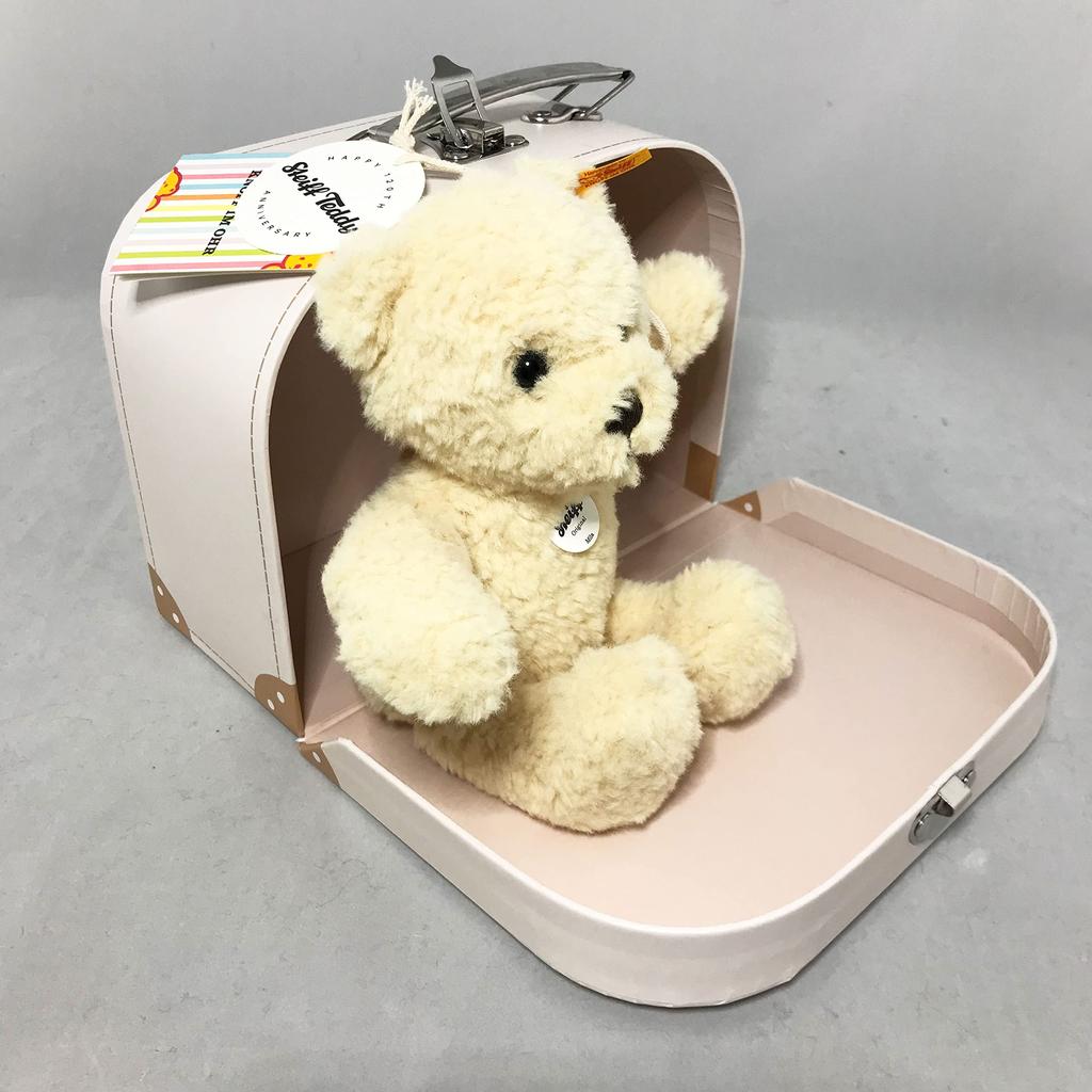 Мягкая игрушка мишка Steiff Teddy bearr эксклюзивный чемодан 08Mila Teddy bear in suitcase [item]