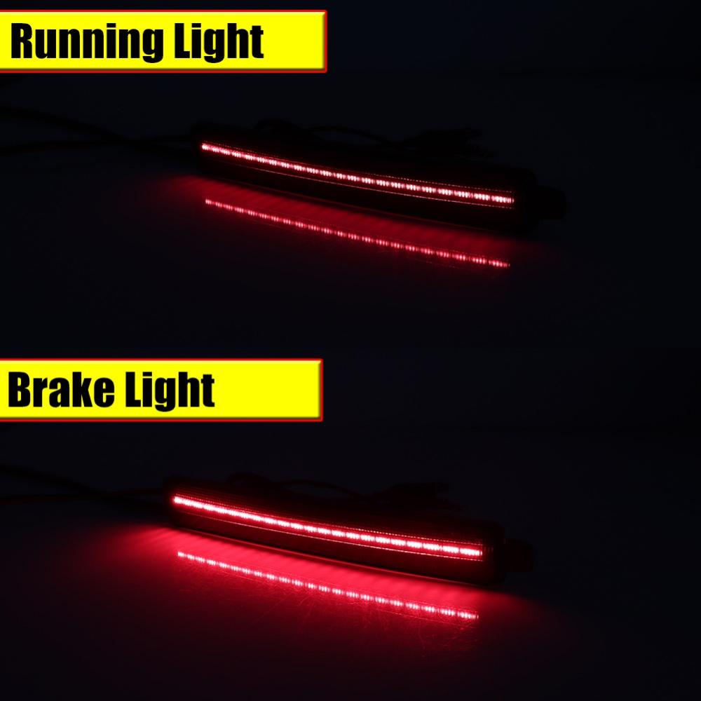 Rear Bumper Reflector Lights For Cadillac SRX For Chevrolet Traverse For GMC Acadia Tail/Brake Rear Fog Lamp Turn Signal Light