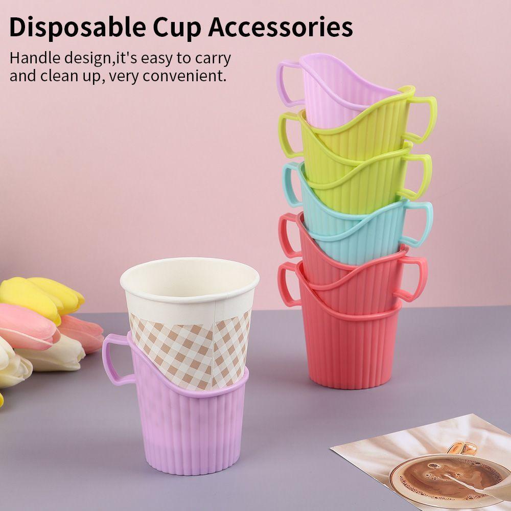 Useful Creative Thickening Disposable Cup Accessories Cup Holder Anti-scalding Gadgets Mug Sleeve