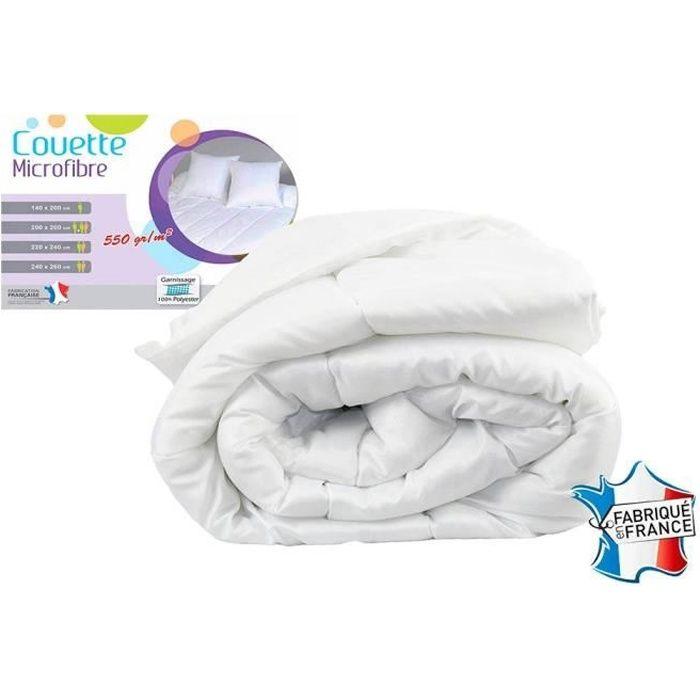Duvet - DECORATIE - 220x240 Cm - Microfiber - 550 Gr/m2 - Made In France