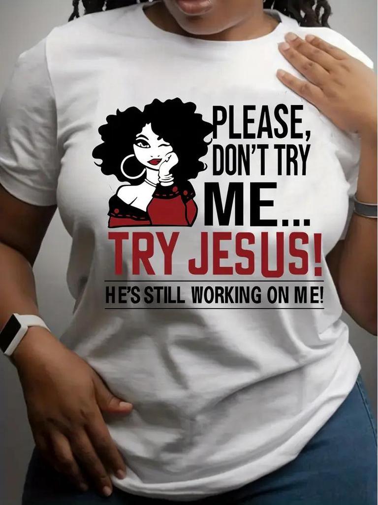 Женский рождественский топ с коротким рукавом и круглым вырезом