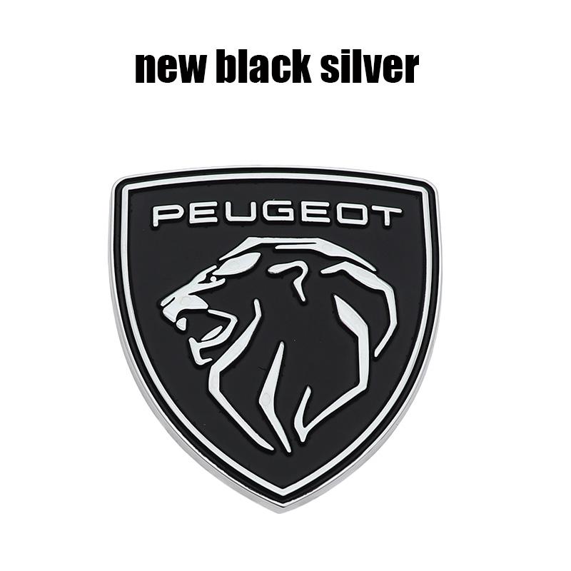 1pcs metal 67mm 83mm Car Front logo Rear Bumper tail door trunk sticker car rear Emblem sticker styling Accessories For Peugeot