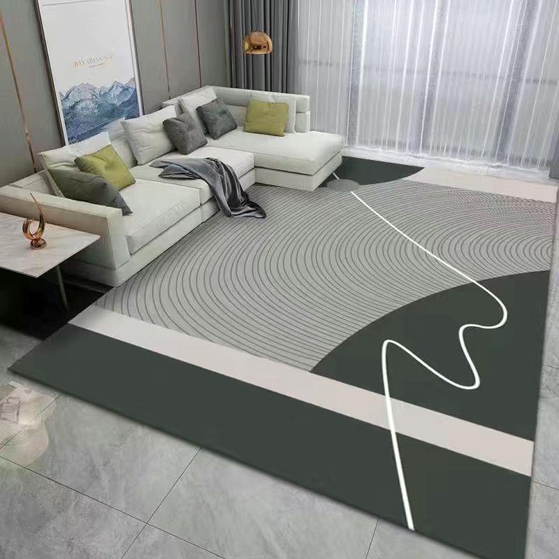 Современный грязеотталкивающий, простой в уходе ковер из хрустального велюра для гостиной – износостойкий и нескользящий дизайн
