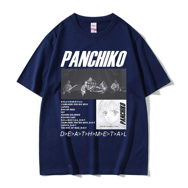 Panchiko DEATHMETAL Album Graphic Print Tshirts Unisex Women Vintage Casual Cotton T Shirts Male Rock Music Band Oversized Tshirt