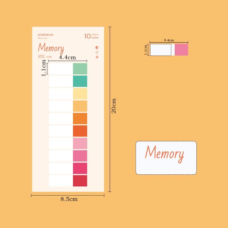 1 шт. романтический цветной блокнот для заметок для домашних животных, липкие заметки 14 см, линейка, индексные наклейки, книжный маркер, офисная школа