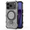 Магнитный чехол для iPhone 17 Pro Max с вращающейся металлической подставкой, противоударная задняя крышка для телефона из ПК+ТПУ