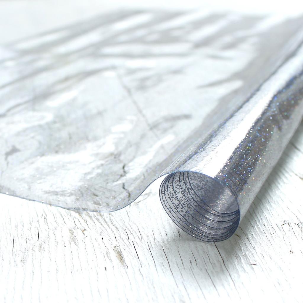 Винил с блестками Nippon Chuko, ширина 92 см x 1 м, ткань, отрез, SMD-201-1M