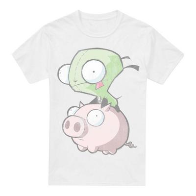 Мужская футболка Invader Zim Gir & Pig
