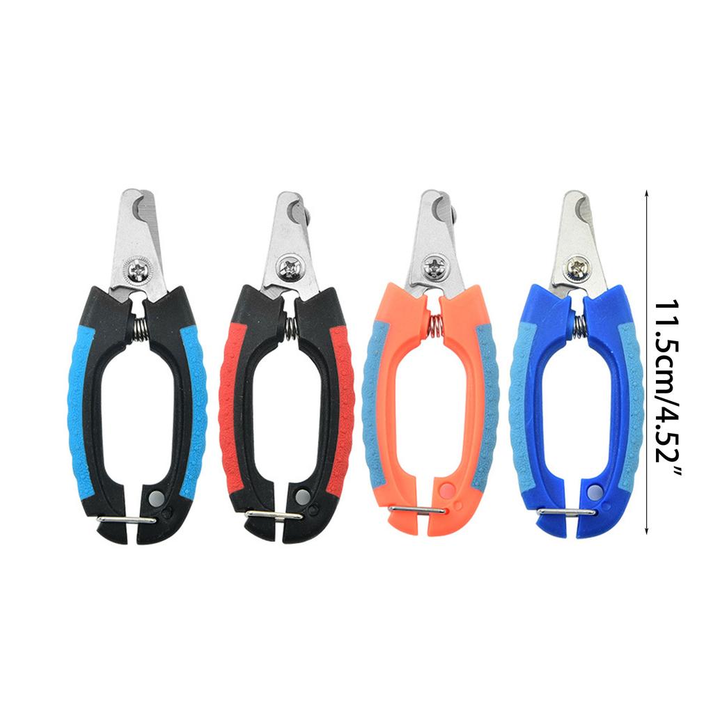 Круглый наконечник Кошка Собаки Кусачки для ногтей Профессиональные триммеры для когтей домашних животных с противоскользящей ручкой Инструмент для ухода за домашними животными