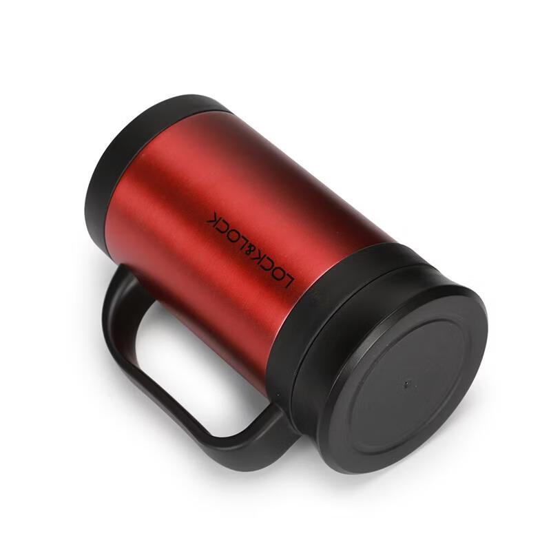 Термокружка LocknLock из нержавеющей стали для офиса с ручкой